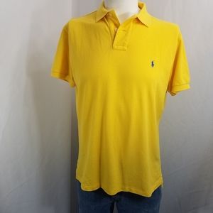 Polo By Ralph Lauren Yellow Custom Fit Polo